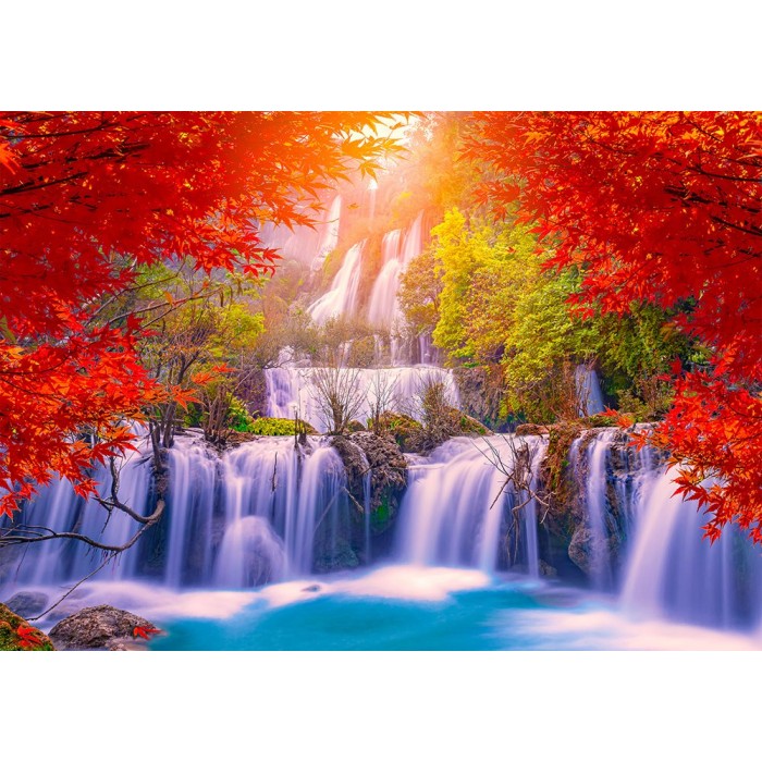 Thee Lor Su Waterfall in Autumn, Thailand