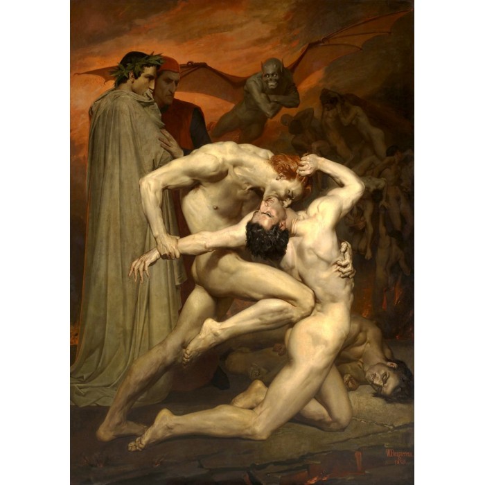 Puzzle  Enjoy-Puzzle-1563 William Bouguereau - Dante et Virgile