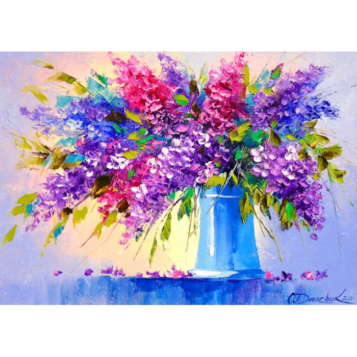 Puzzle  Enjoy-Puzzle-1696 Bouquet of Lilacs in a Vase