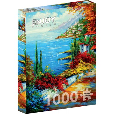 Puzzle Enjoy-Puzzle-1844 Town by the Sea