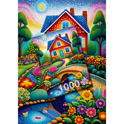 Puzzle Enjoy-Puzzle-2153 Maison des Couleurs