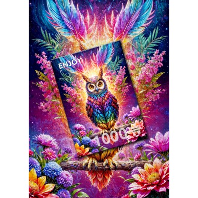 Puzzle Enjoy-Puzzle-2161 Hibou Néon