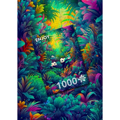 Puzzle Enjoy-Puzzle-2220 Paradis des pandas