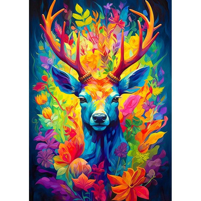 Puzzle  Enjoy-Puzzle-2222 Cerf Couronné