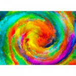 Puzzle   Colorful Gradient Swirl