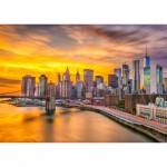 Puzzle   L'horizon de la Ville de New York au Crépuscule