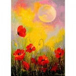 Puzzle   Poppies in the Moonlight