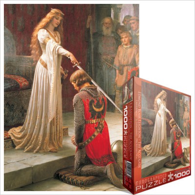 Puzzle Eurographics-6000-0038 Edmung Blair Leighton - L'Adoubement