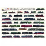 Puzzle  Eurographics-6000-0090 Locomotives à vapeur