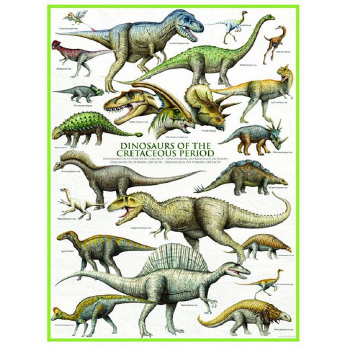 Les Dinosaures - Période du Crétacé