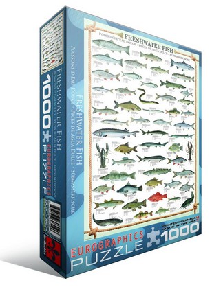 Puzzle Eurographics-6000-0312 Poissons d'eau douce