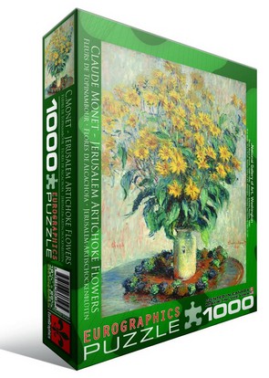 Puzzle Eurographics-6000-0319 Claude Monet - Jérusalem Fleurs d'artichaut