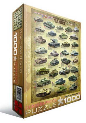 Puzzle Eurographics-6000-0388 Char de la Seconde Guerre Mondiale