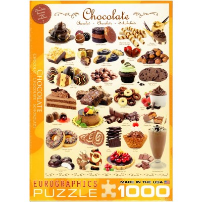 Puzzle Eurographics-6000-0411 Sweet Line - Chocolate