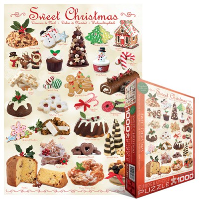 Puzzle Eurographics-6000-0433 Friandises de Noël