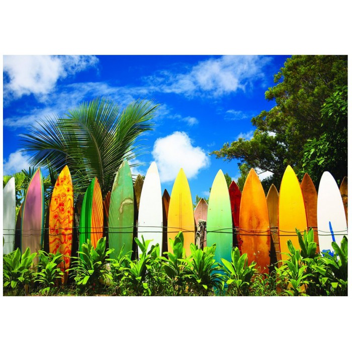 Puzzle  Eurographics-6000-0550 Le paradis des Surfers - Hawaii