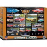 Puzzle  Eurographics-6000-0677 American Cars of the 1960s