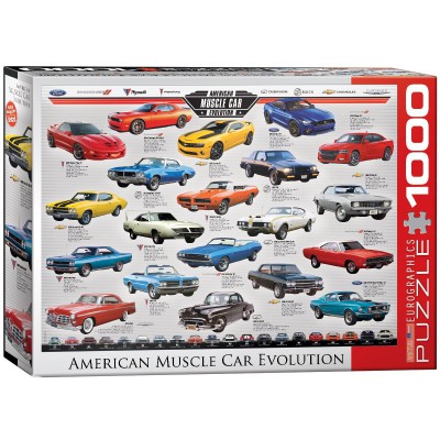 Puzzle Eurographics-6000-0682 Muscle Car Evolution