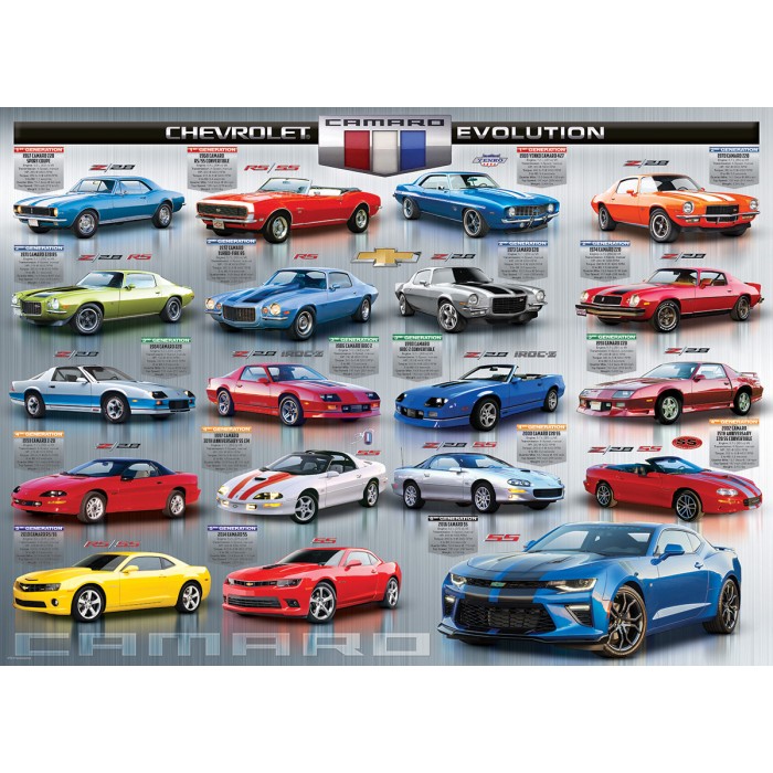 Puzzle Eurographics-6000-0733 Chevrolet The Camaro Evolution