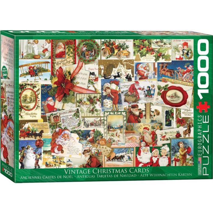 Puzzle  Eurographics-6000-0784 Anciennes Cartes de Noël