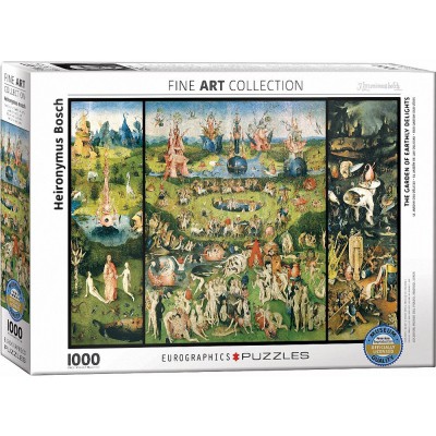 Puzzle Eurographics-6000-0830 Heironymus Bosch - Le Jardin des Délices