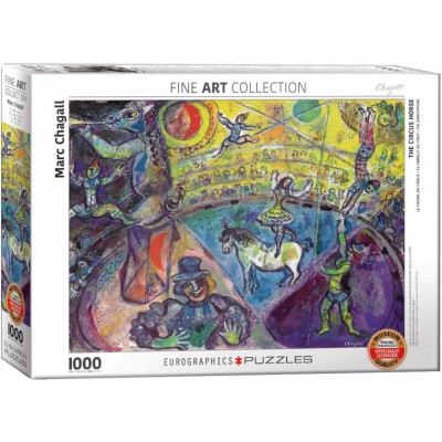 Puzzle Eurographics-6000-0851 Marc Chagall - Le Cheval de Cirque