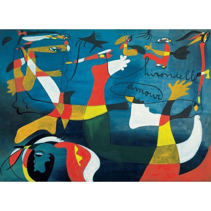 Puzzle Eurographics-6000-0859 Joan Miro - Hirondelle Amour