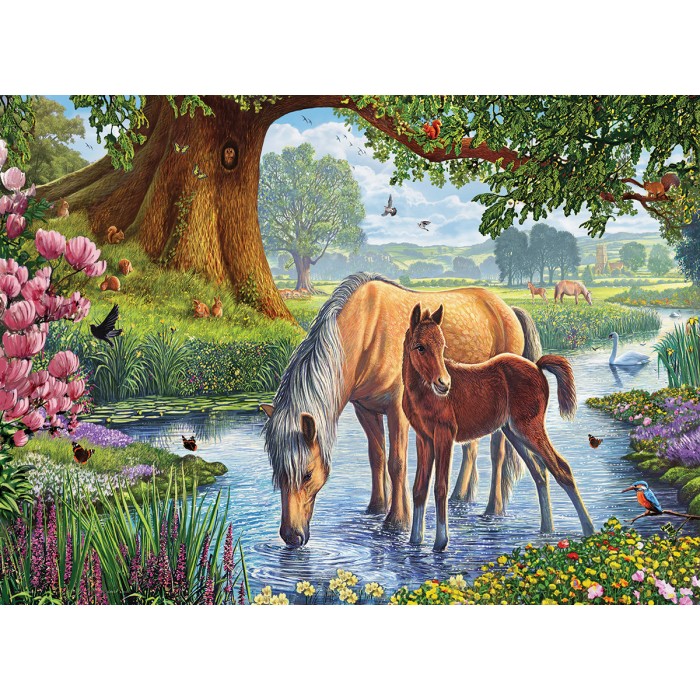 Puzzle Eurographics-6000-0976 Steve Crisp - The Fell Ponies
