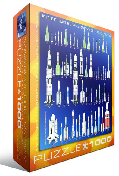 Puzzle Eurographics-6000-1015 Fusées spatiales internationales