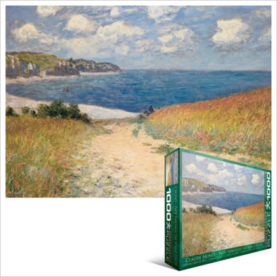 Puzzle Eurographics-6000-1499 Claude Monet - Chemin dans les Bles a Pourville