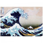 Puzzle  Eurographics-6000-1545 Katsushika Hokusai : Super Vague à Kanagawa