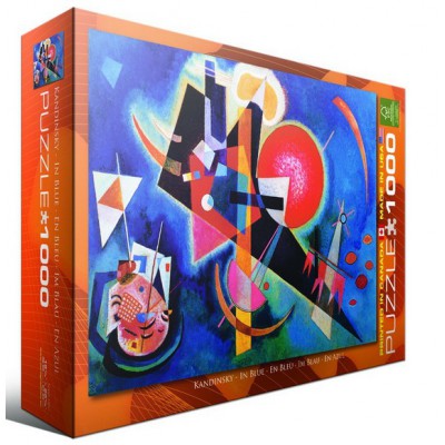 Puzzle Eurographics-6000-1897 Kandinsky : Dans le bleu