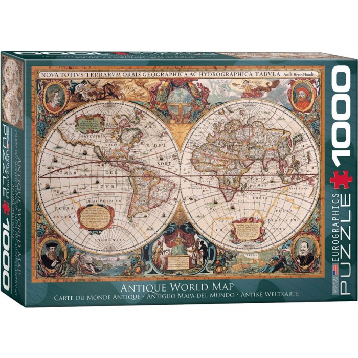 Puzzle  Eurographics-6000-1997 Carte du Monde Antique