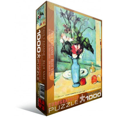 Puzzle Eurographics-6000-3802 Paul Cezanne : Le Vase Bleu (détail)