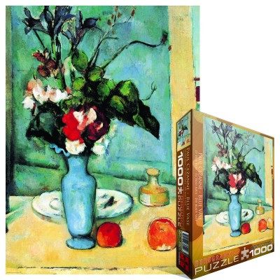 Puzzle Eurographics-6000-3802 Paul Cezanne : Le Vase Bleu (détail)