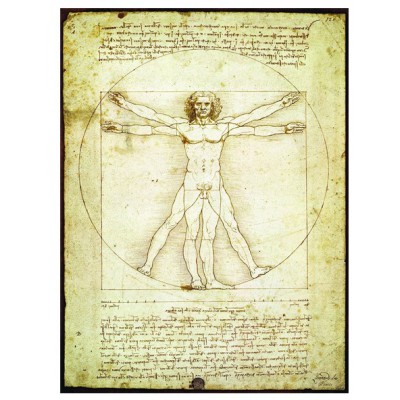 Puzzle Eurographics-6000-5098 Leonard de Vinci : L'homme de Vitruve