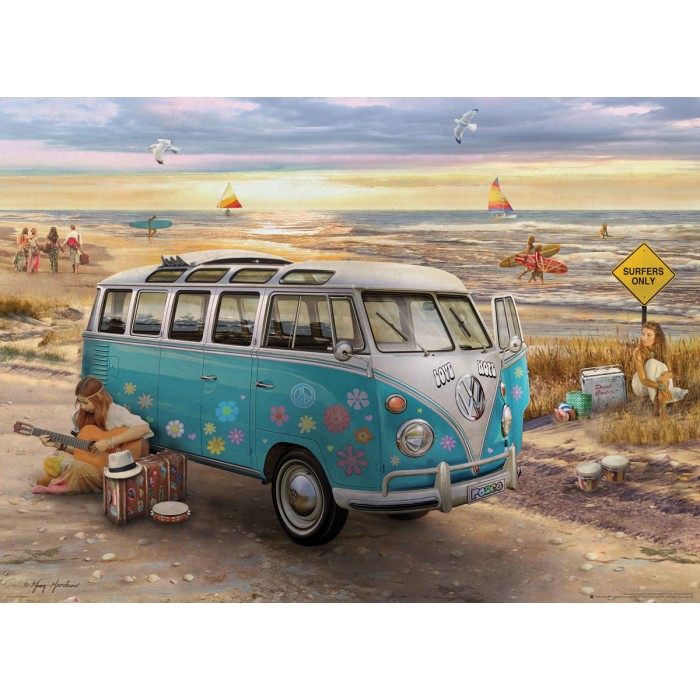 Puzzle Eurographics-6000-5310 The Love & Hope VW Bus
