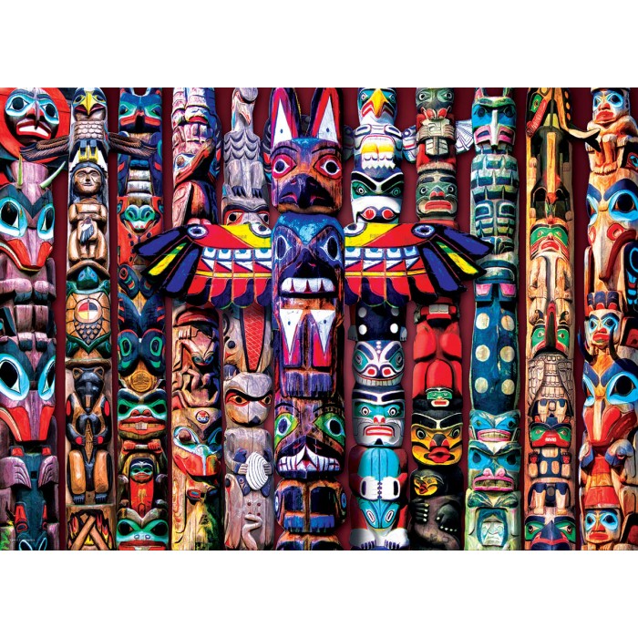 Puzzle  Eurographics-6000-5349 Totem Poles