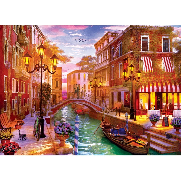 Puzzle Eurographics-6000-5353 Dominic Davison - Coucher de soleil à Venise