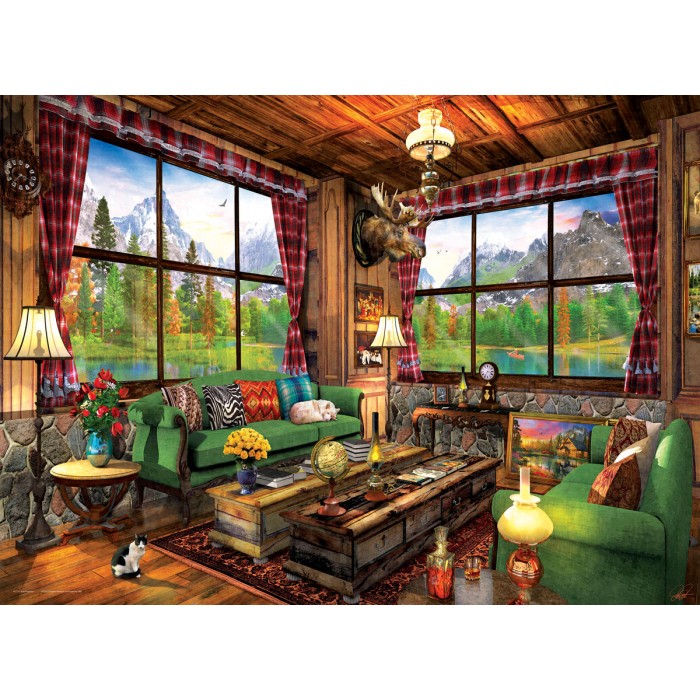 Puzzle Eurographics-6000-5377 Dominic Davison - Cozy Cabin