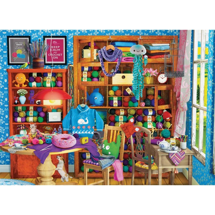 Puzzle  Eurographics-6000-5405 All you Knit is Love