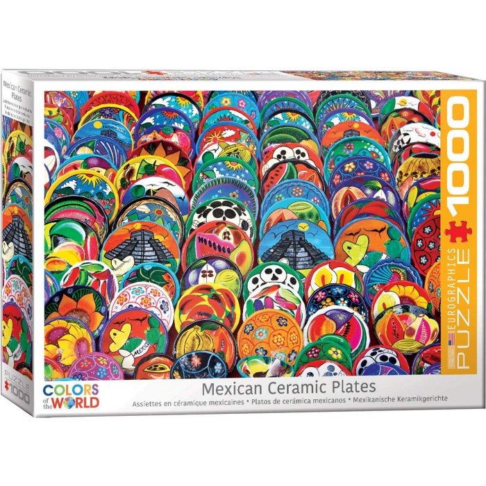 Puzzle  Eurographics-6000-5421 Assiettes Mexicaines