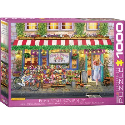 Puzzle Eurographics-6000-5518 Plush Petals Flower Shop