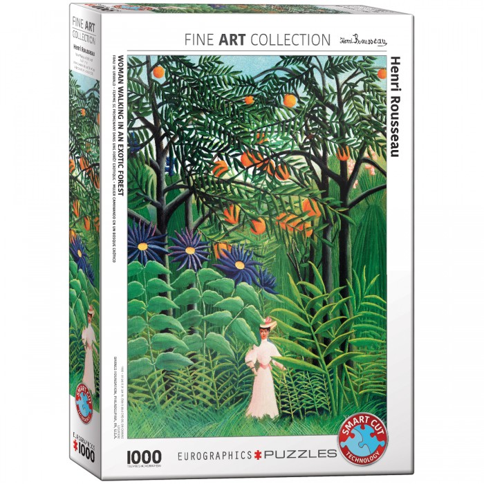 Puzzle Eurographics-6000-5608 Woman in an Exotic Forest