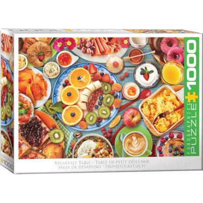 Puzzle Eurographics-6000-5772 Table de Petit Déjeuner