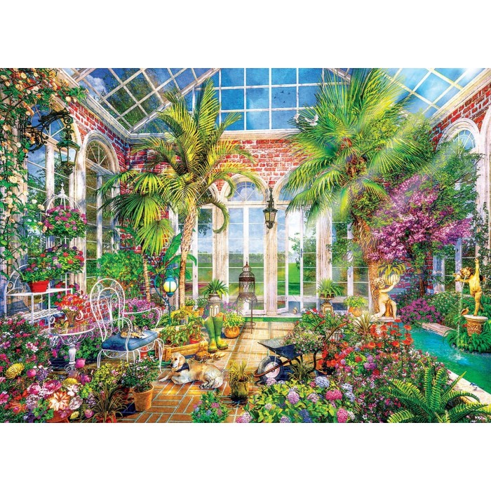 Puzzle  Eurographics-6000-5870 Serre de Jardin en verre