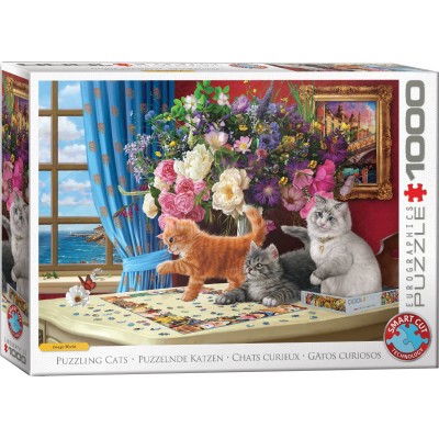 Puzzle Eurographics-6000-5914 Chats Curieux