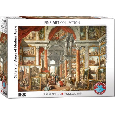 Puzzle Eurographics-6000-6036 Galerie de Vues de la Rome Moderne