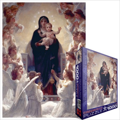 Puzzle Eurographics-6000-7064 William A. Bouguereau : Vierge avec Anges