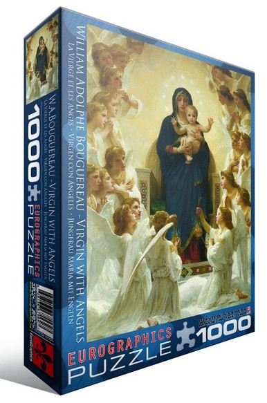 Puzzle Eurographics-6000-7064 William A. Bouguereau : Vierge avec Anges